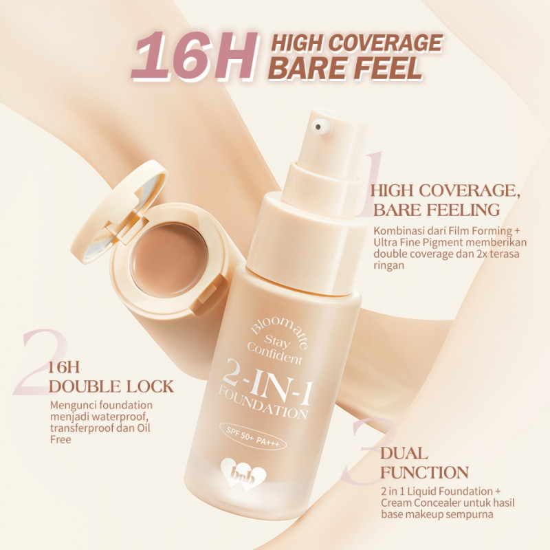 Anti-Ribet! Barenbliss Luncurkan Produk 2 in 1 Foundation dan Concealer